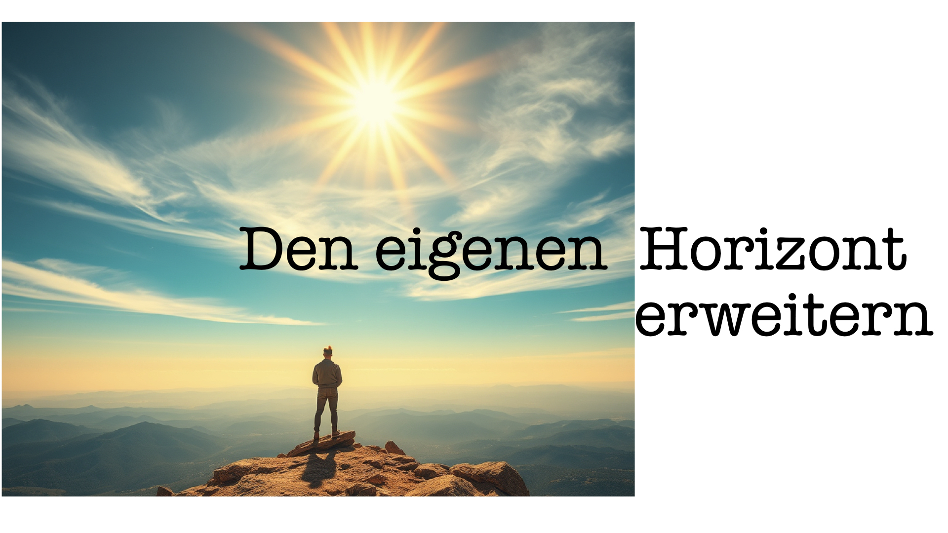 Den eigenen Horizont erweitern